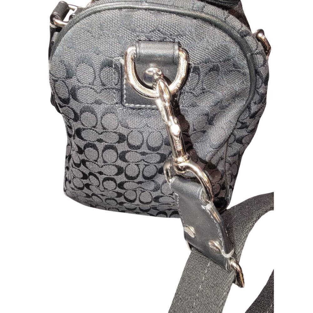 Coach Zip Around Travel Bag Black and Matching Tablet holder - Picture 5 of 14